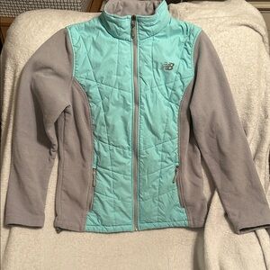 New Balance Teal and Gray Quilted Jacket